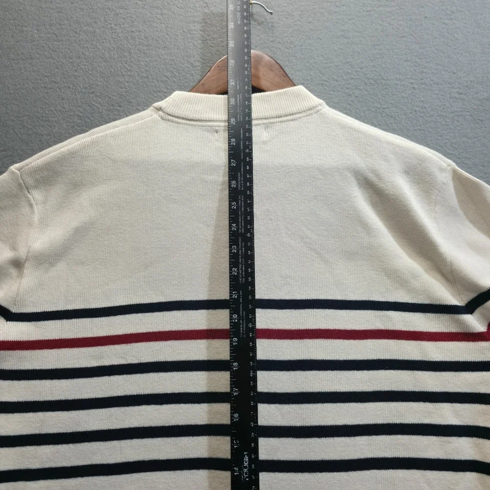 Lello Men's Striped Long Sleeve Pullover Sweater Size XL‎ NWT